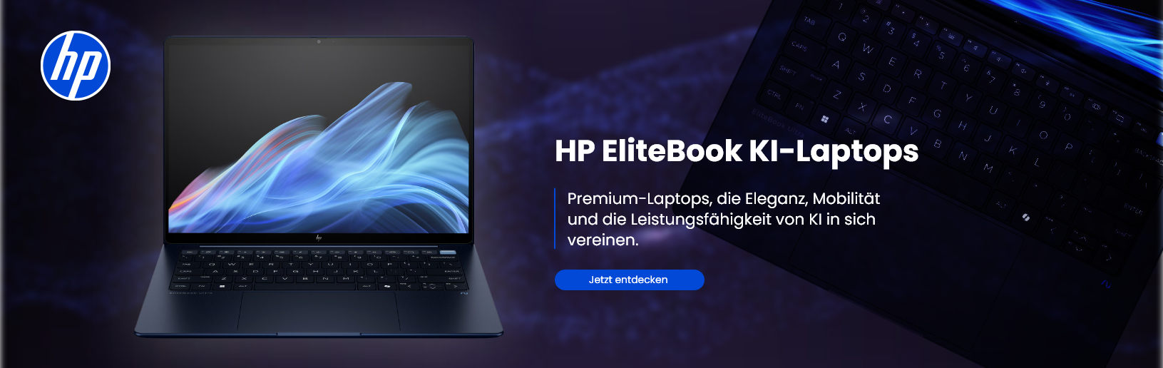HP-mobil-P1-HP EliteBook KI-Laptops-Startseite