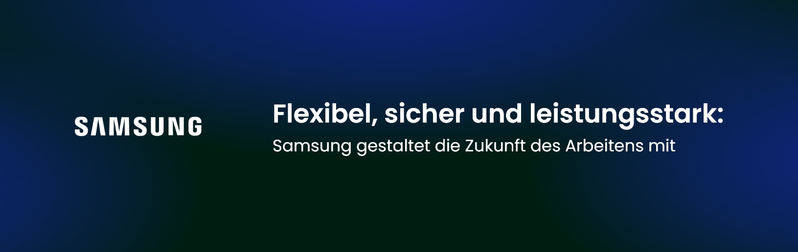 Samsung Markenwelt Startseitenbanner